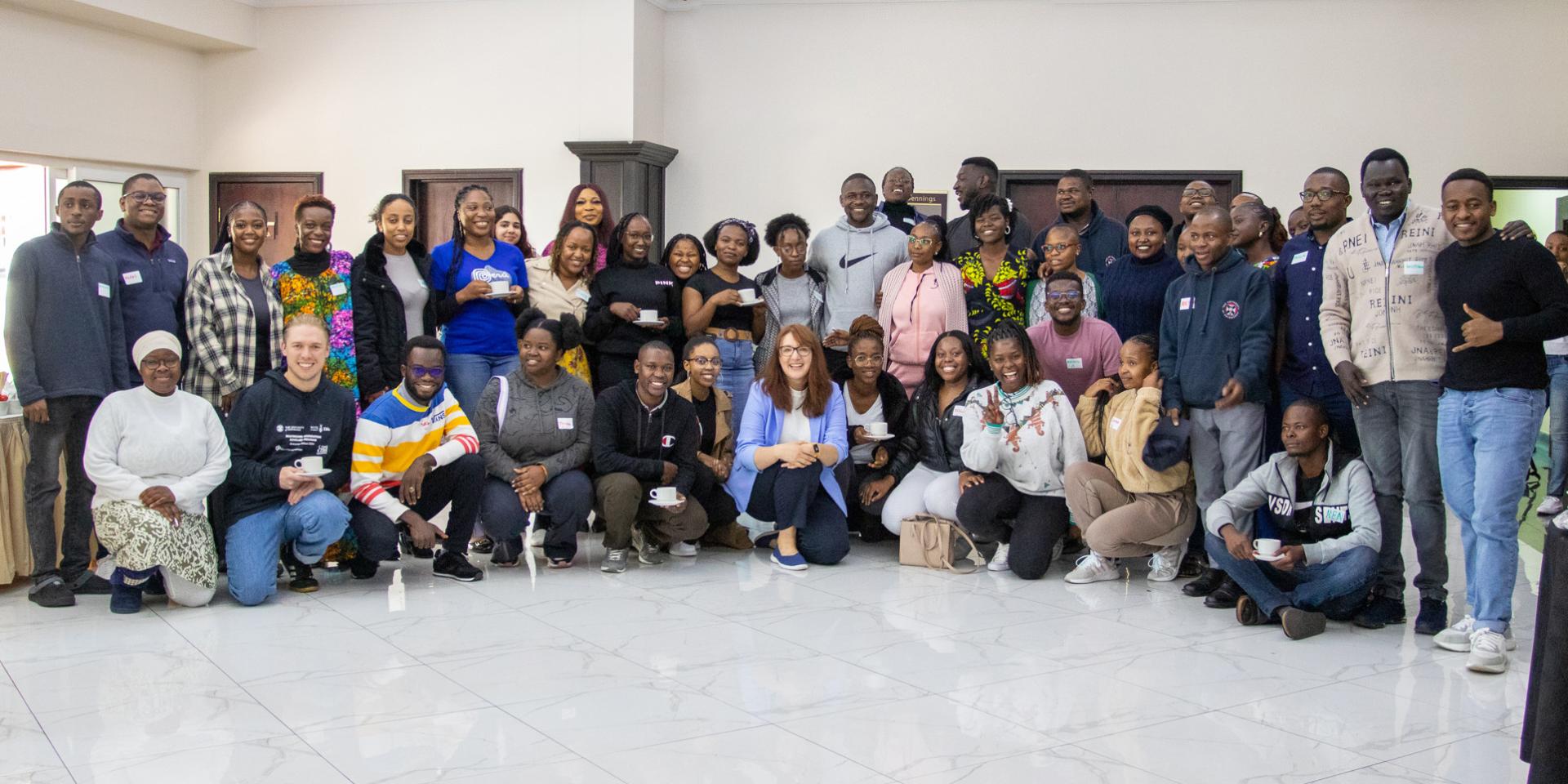 Group photo taken at the Enterprise School - Wits