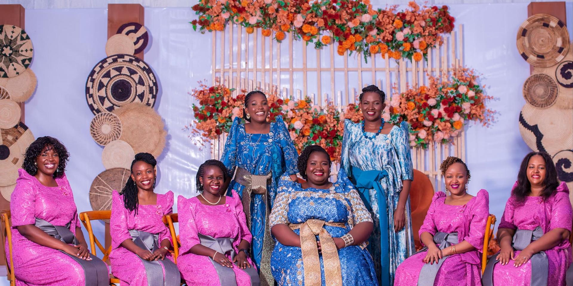 Tracy attending a traditional Ugandan wedding