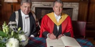 Prof Sir Peter Mathieson and Stephen Wordsworth