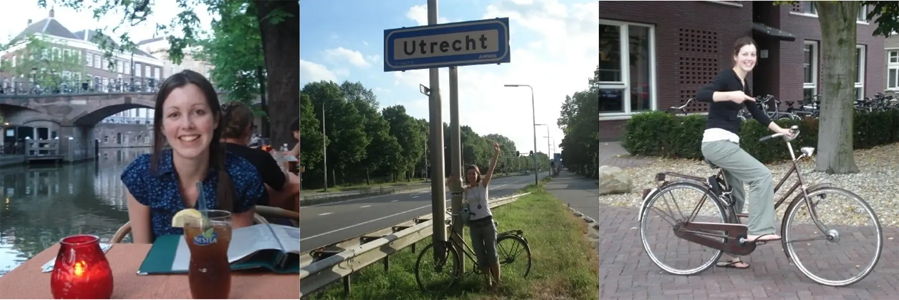 Catriona MacArthur cycling in Utrecht