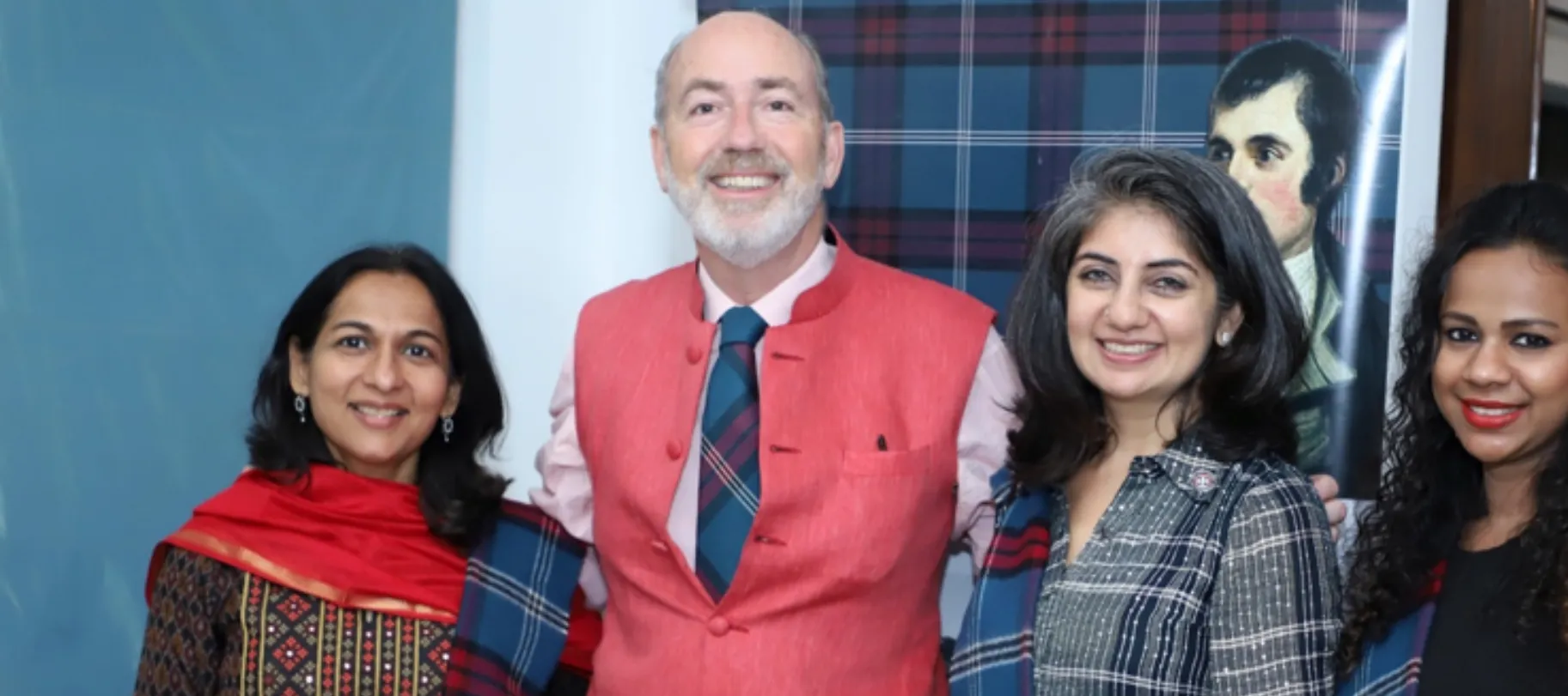 Burns supper in Mumbai