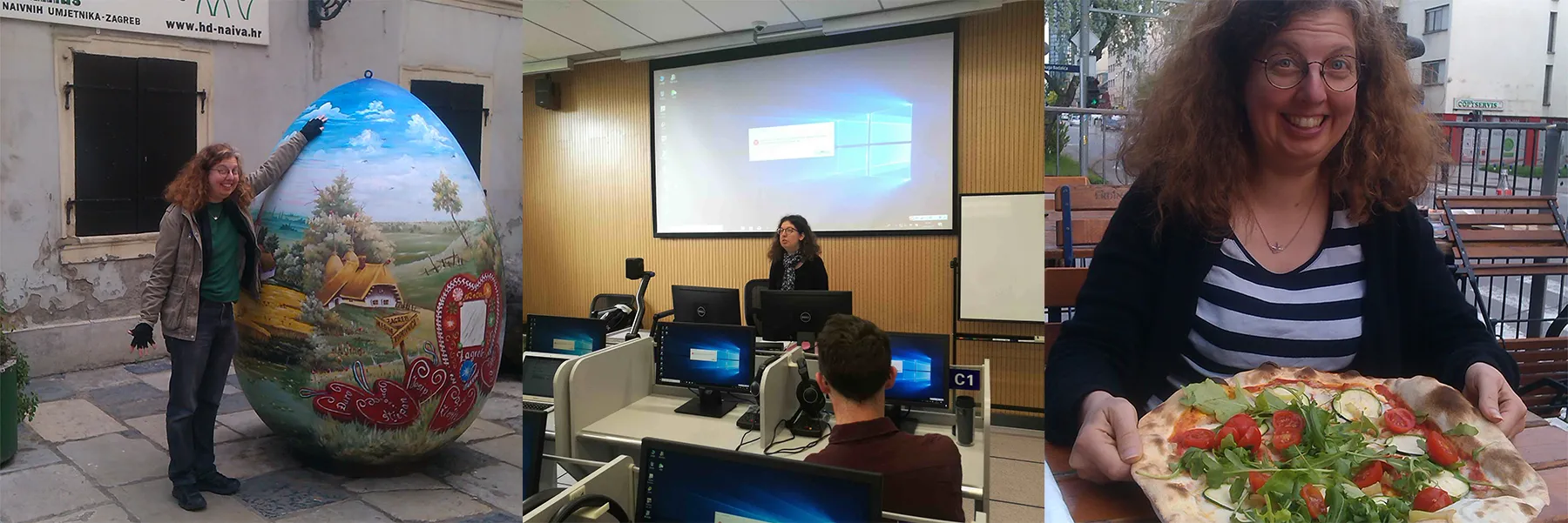 Tracey Rosenberg teaching abroad