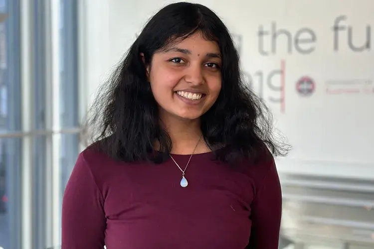 Amala Peri, GBU student visiting Edinburgh