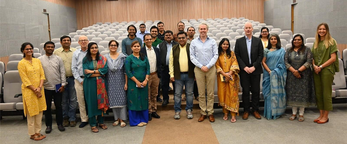 GBU and UoE representatives together in India