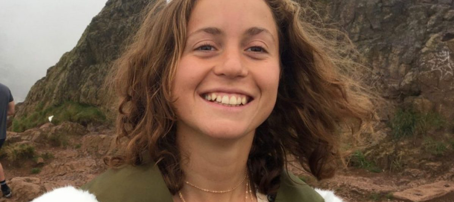 Giada smiling at camera