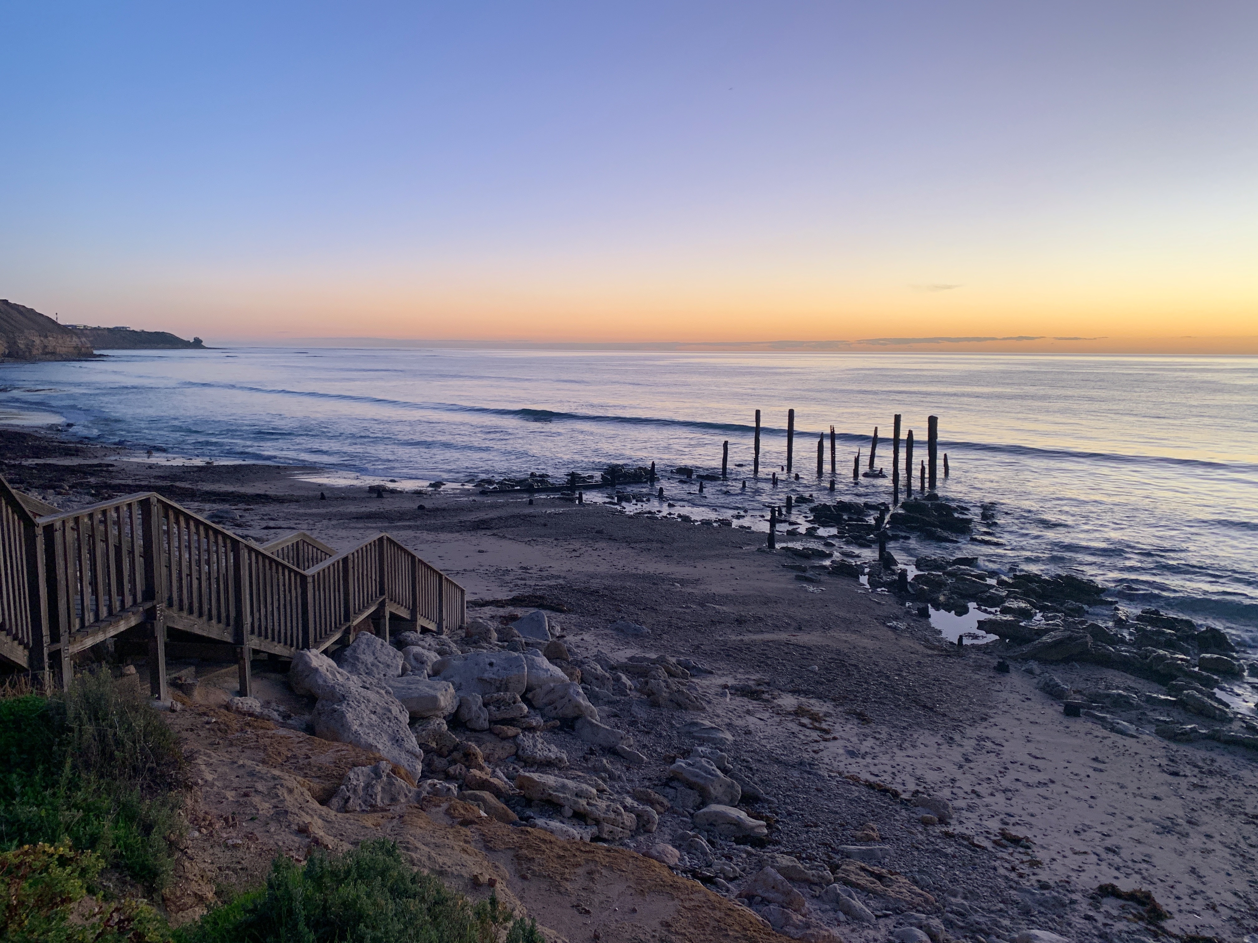 beach at sunset