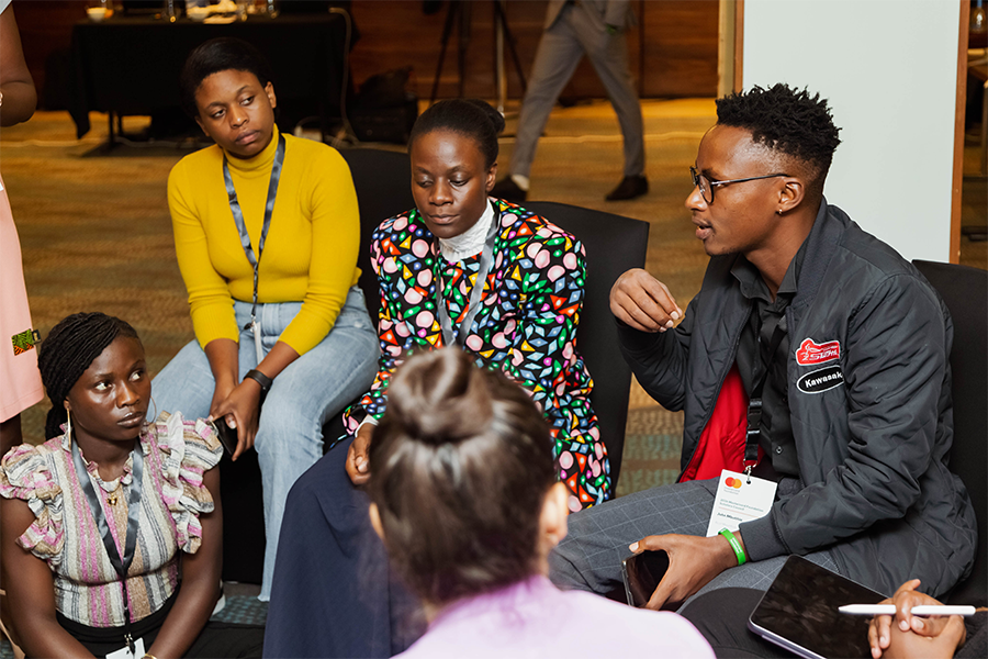 Mastercard Foundation Scholars Program group discussion